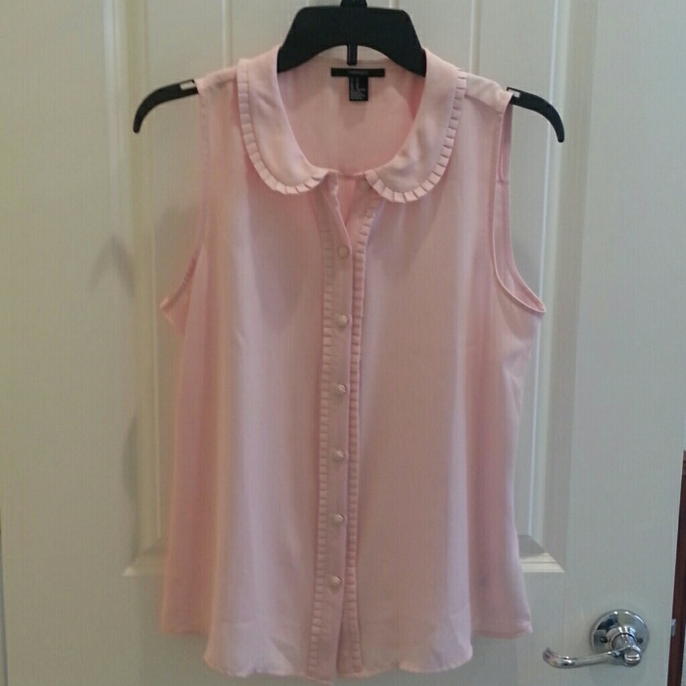Rose button blouse